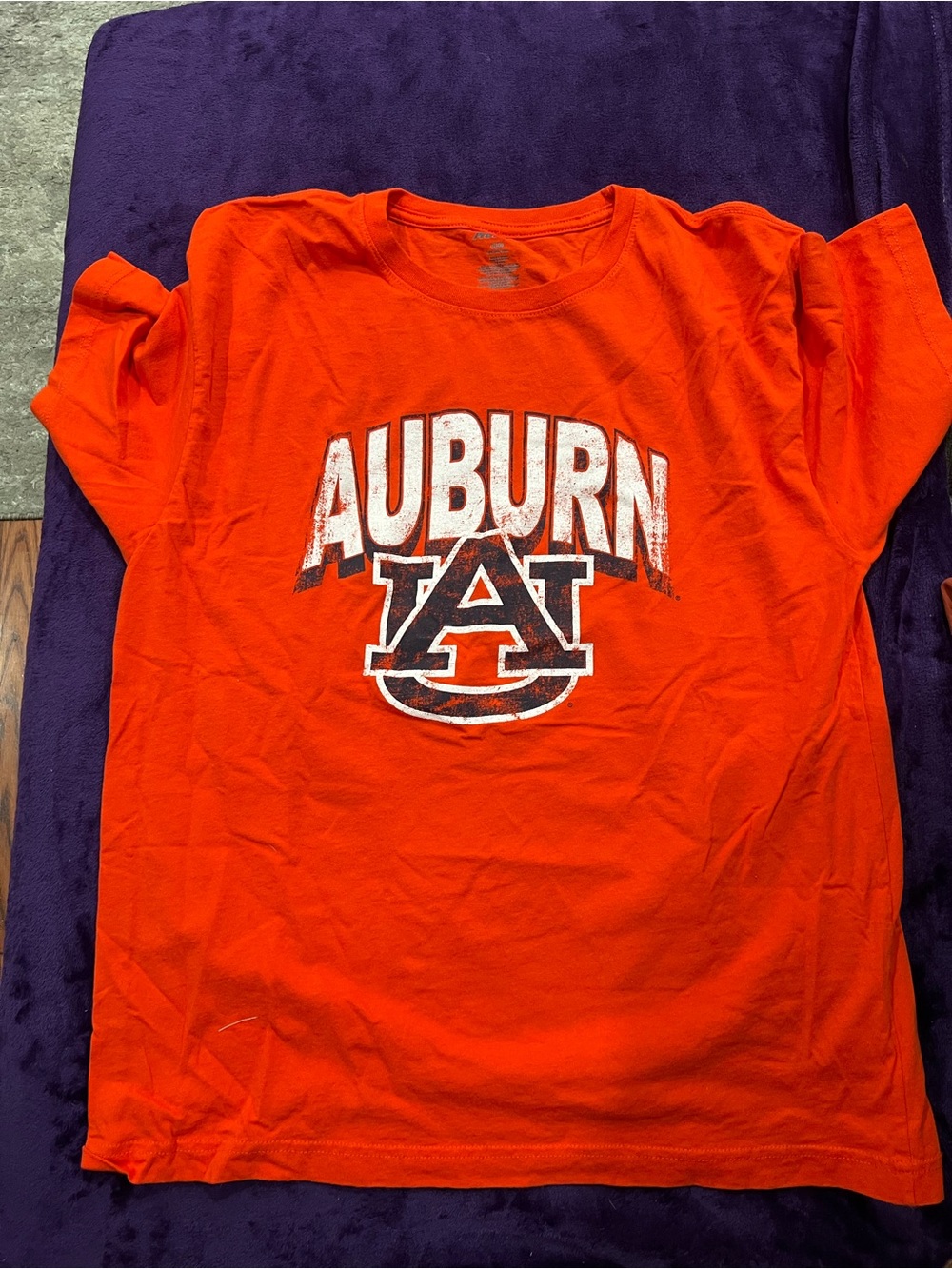 Pro Edge Kids Auburn Orange Short-Sleeve Tee
